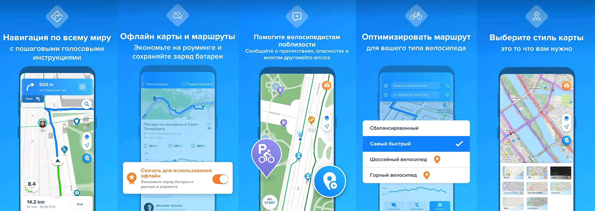 Приложение Bikemap