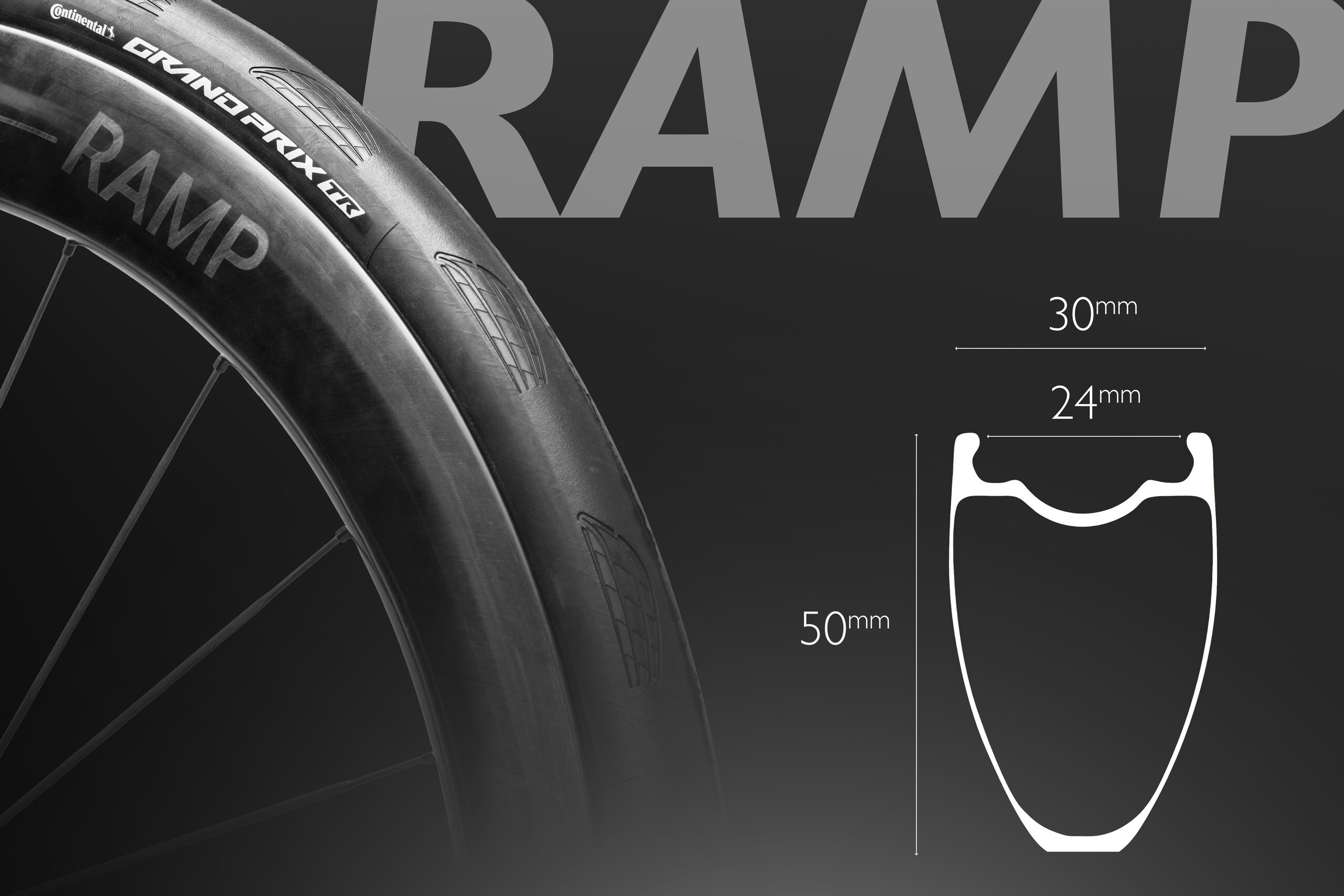 Карбоновые колеса Borant Ramp 50 TLR CL